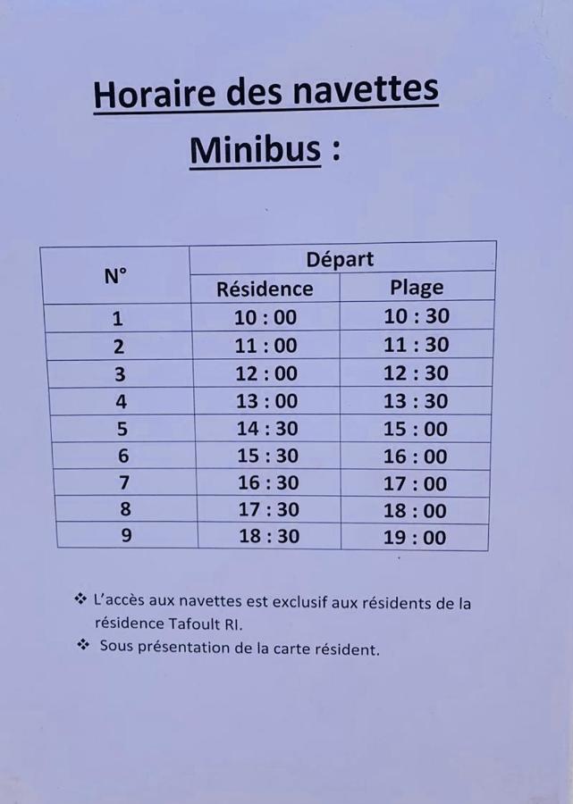 Lunjapartment Agadir n'Ait Sa Eksteriør billede